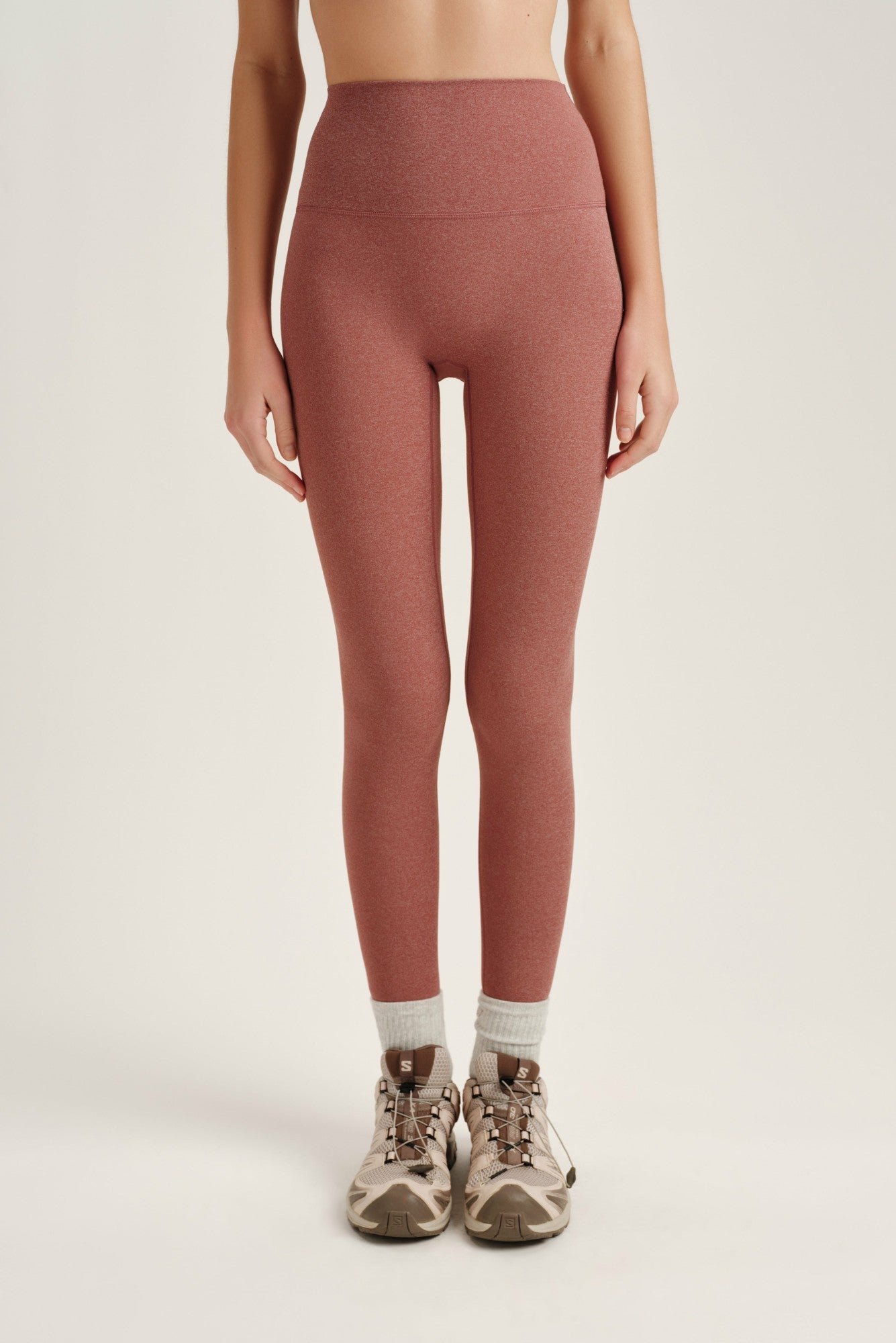 SPORTBODY® SPORTY HIGH-RISE LEGGINGS - SEPIA | SET ACTIVE Exclusive