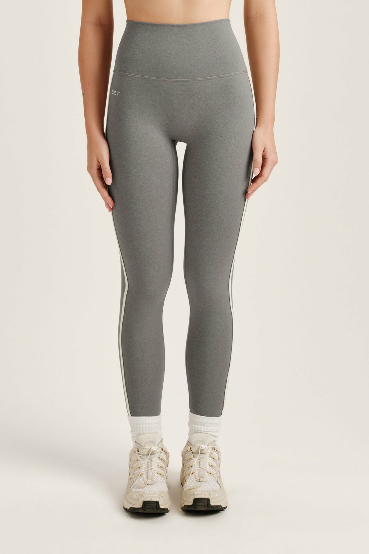 SPORTBODY® SPORTY STRIPE LEGGINGS - LO-FI | SET ACTIVE Featured
