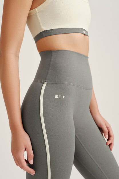 SPORTBODY® SPORTY STRIPE LEGGINGS - LO-FI | SET ACTIVE Featured