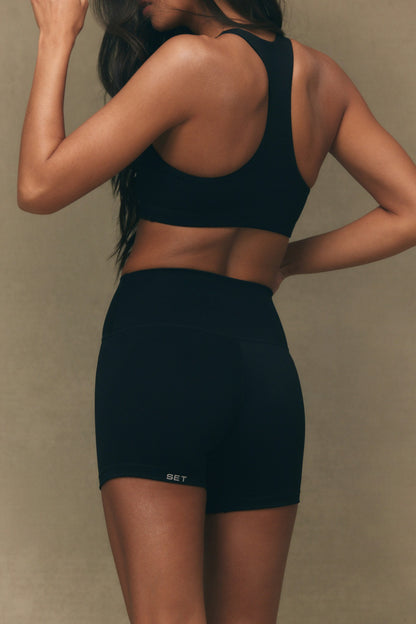 SPORTBODY® SPORTY DRILL BRA - ONYX | SET ACTIVE Signature