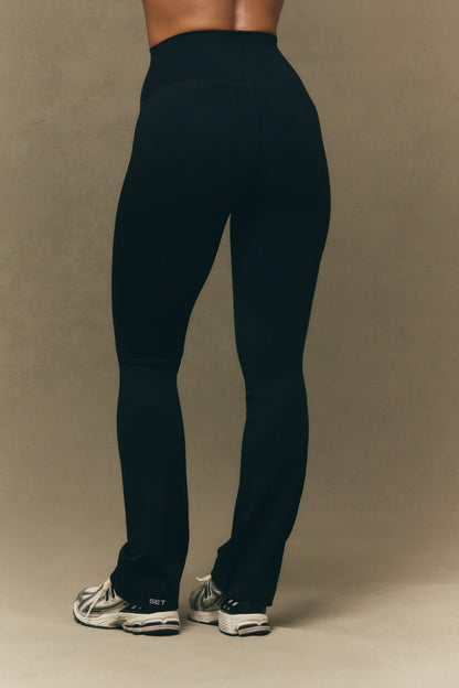 SPORTBODY® SPORTY STRAIGHT HIGH-RISE LEGGINGS - ONYX | SET ACTIVE Popular