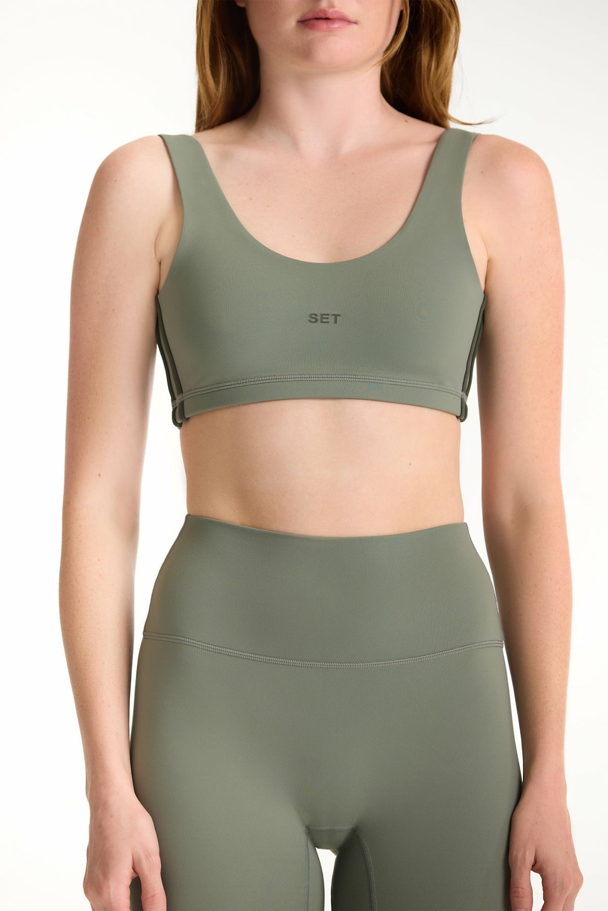 SPORTBODY® SPORTY DUO LIFT BRA - KELP | SET ACTIVE Recommended