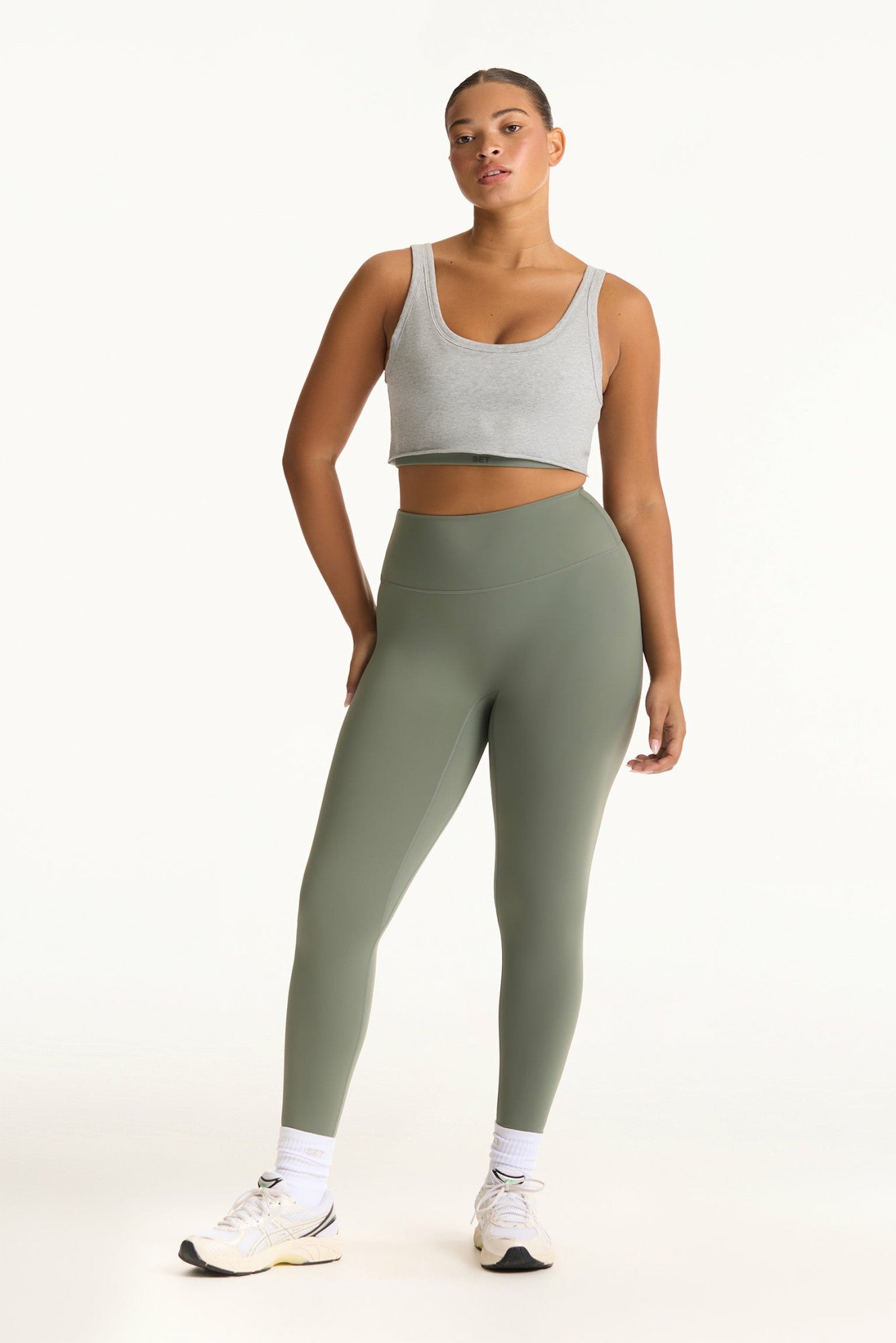 SPORTBODY® SPORTY ROSTER BRA - KELP | SET ACTIVE Signature