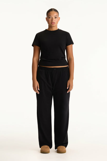 CLASSIC COTTON DAILY STAPLE TEE - ONYX | SET ACTIVE Popular
