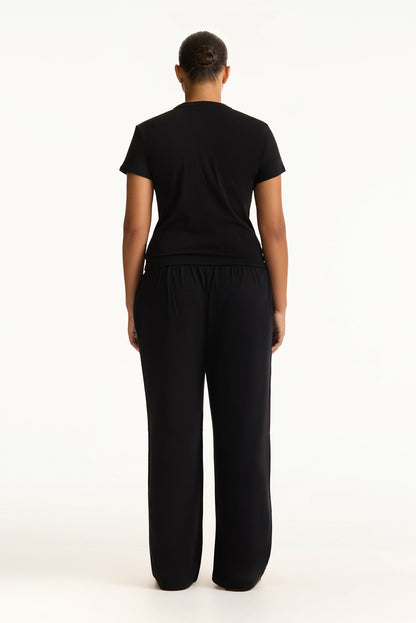 CLASSIC COTTON DAILY STAPLE TEE - ONYX | SET ACTIVE Popular