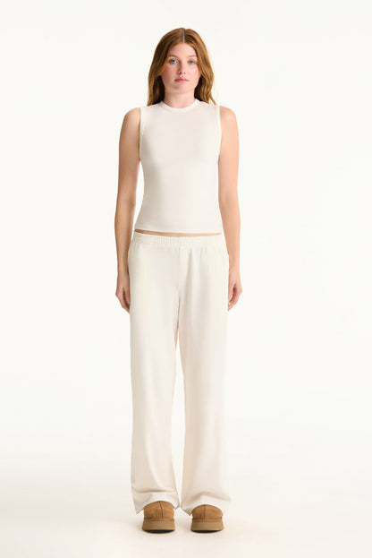 RIBBED MODAL BODY MUSCLE TANK - BLANC | SET ACTIVE Trending