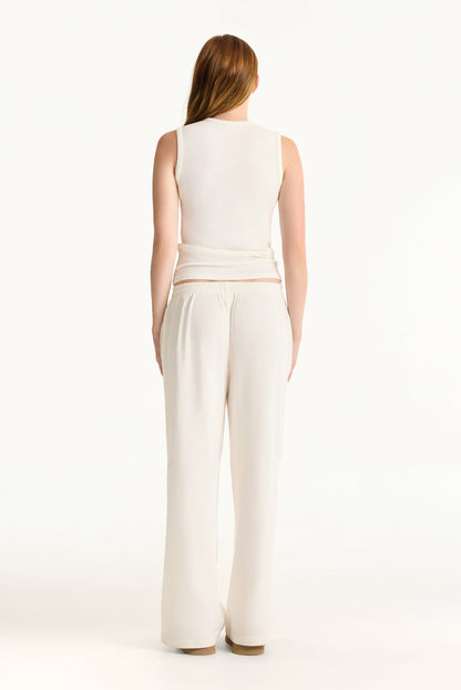 RIBBED MODAL BODY MUSCLE TANK - BLANC | SET ACTIVE Trending