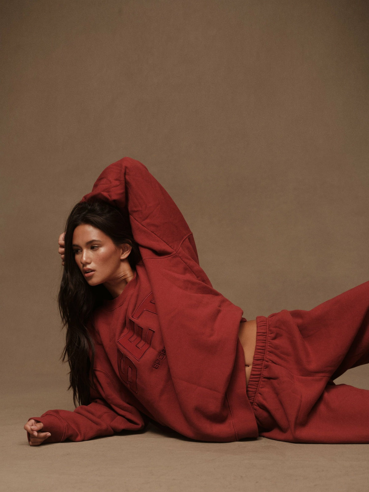 MIDWEIGHT SWEATS STAPLE OLD SCHOOL SWEATPANTS - SNAPPER | SET ACTIVE Signature