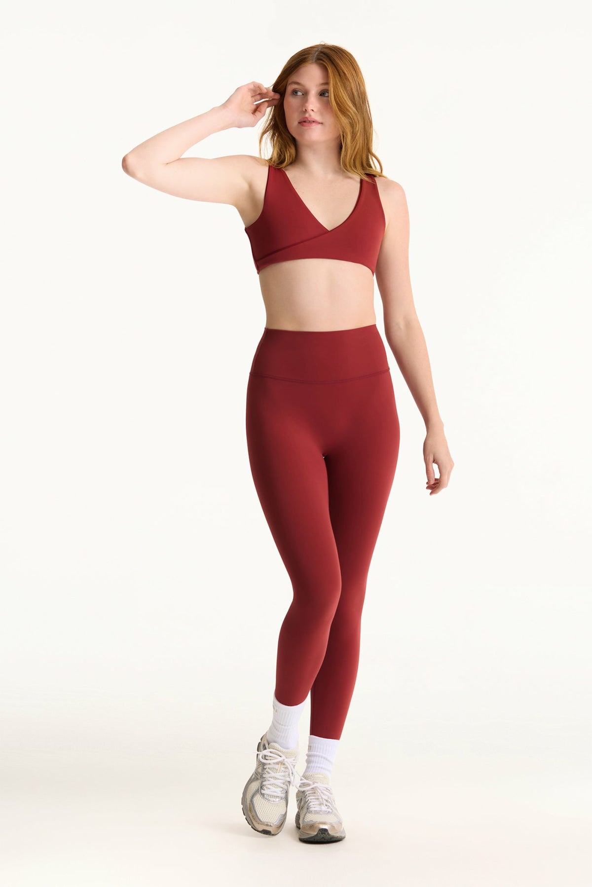 BREATHE 1.0 CONTRAST WRAP BRA - SNAPPER | SET ACTIVE Recommended