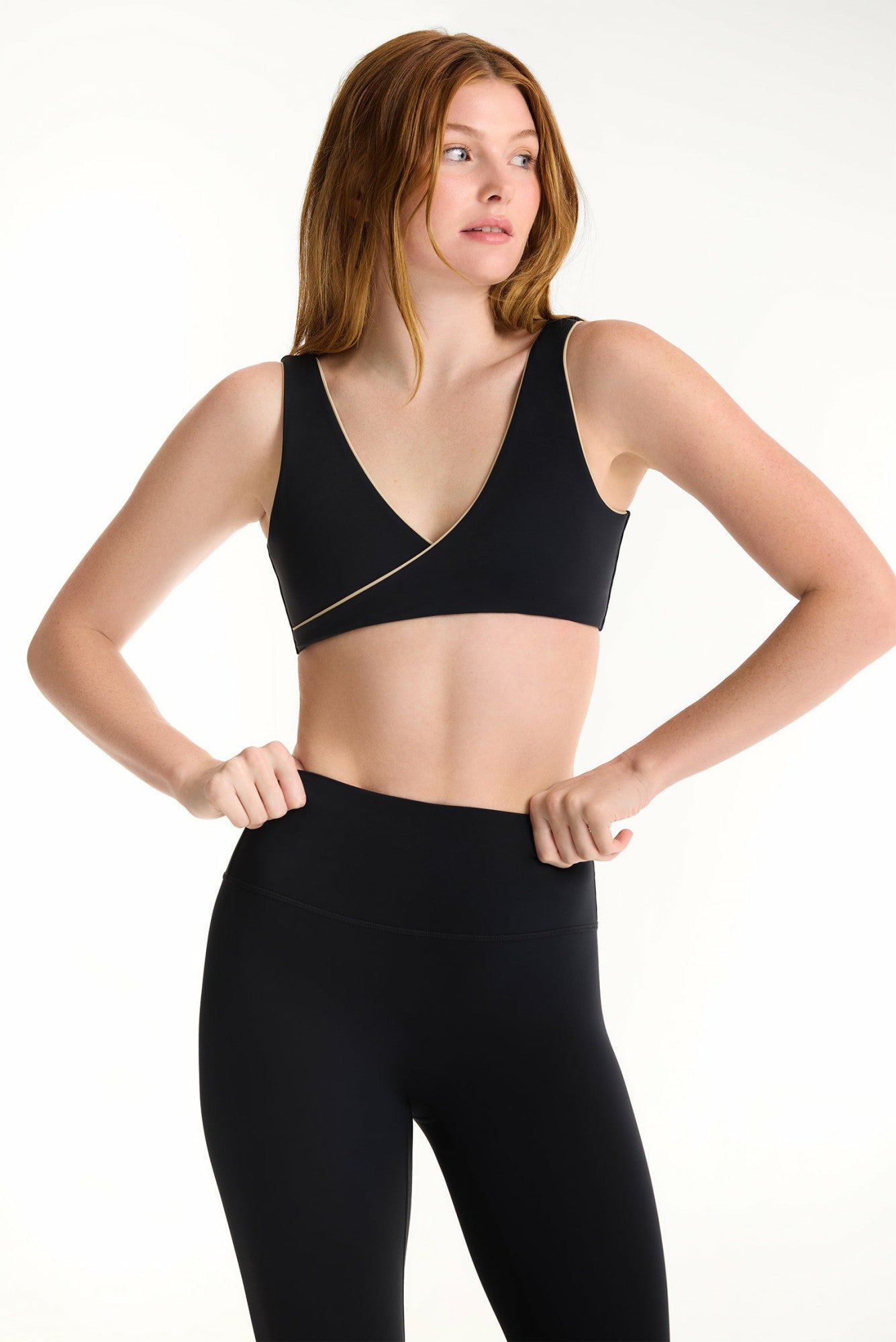 BREATHE 1.0 CONTRAST WRAP BRA - MARLIN | SET ACTIVE Signature
