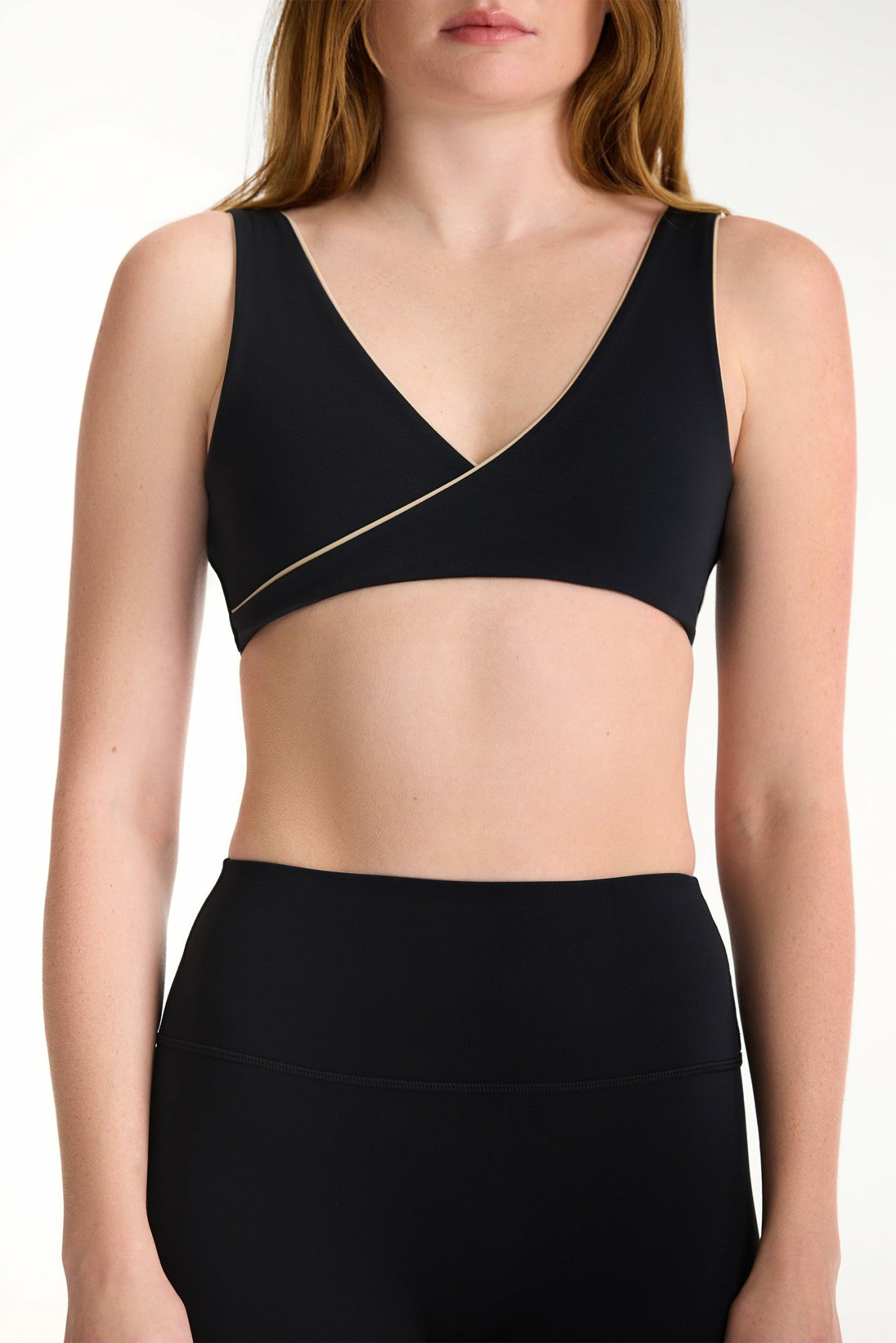 BREATHE 1.0 CONTRAST WRAP BRA - MARLIN | SET ACTIVE Signature