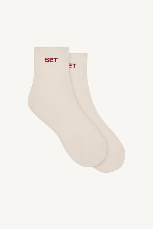 SET SHORTY SOCKS - CREAM/VERSE | SET ACTIVE Popular
