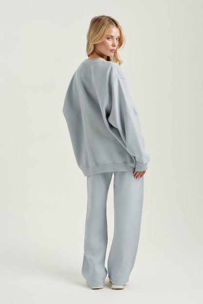 MIDWEIGHT SWEATS STAPLE SET CREWNECK - BLUSH | SET ACTIVE Signature