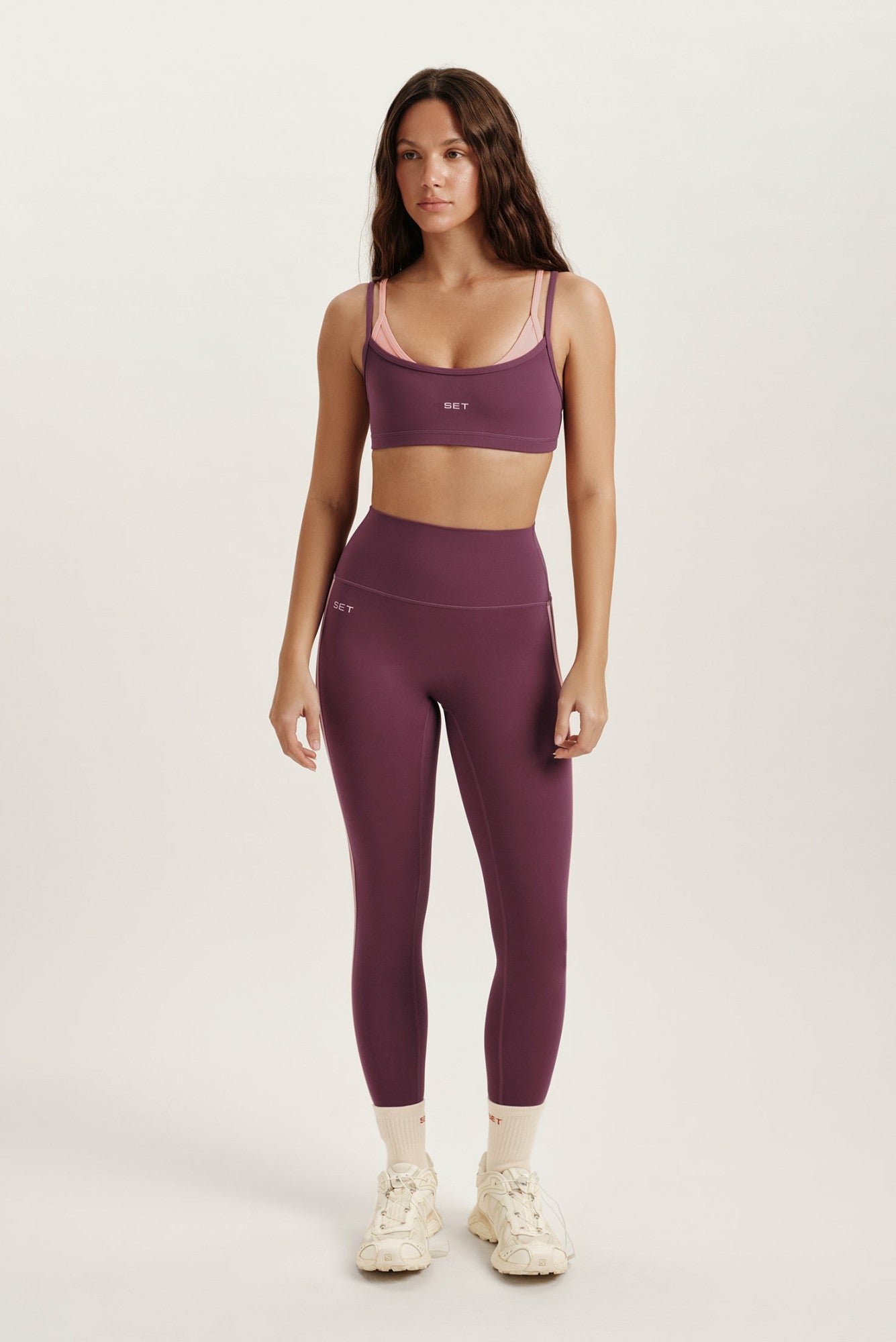 BREATHE 1.0 LAYERED MOVE BRA - ROSEBUD | SET ACTIVE Best Seller