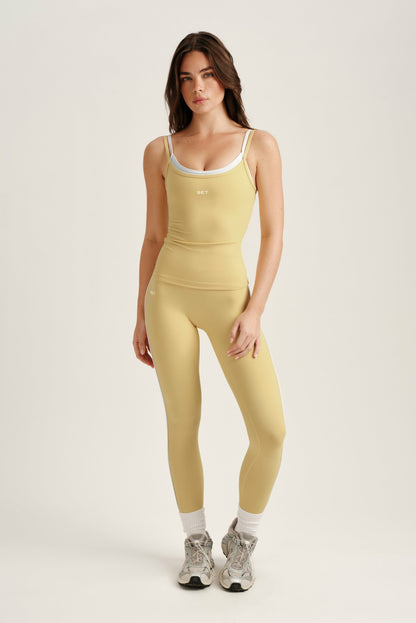 BREATHE 1.0 LAYERED MOVE TANK - BUTTER | SET ACTIVE Popular