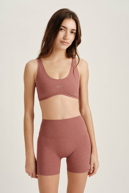 SPORTBODY® SPORTY STITCH BRA - SEPIA | SET ACTIVE Trending