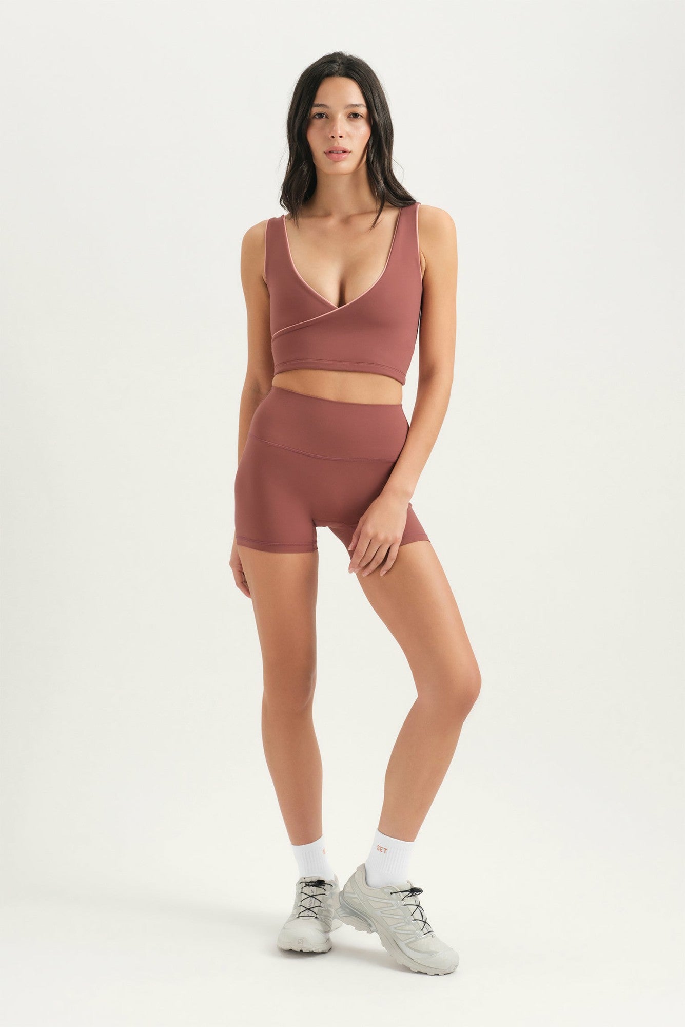 BREATHE 1.0 CONTRAST WRAP TANK - EMBER | SET ACTIVE Signature