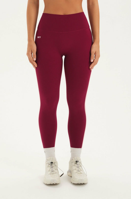 SPORTBODY® SPORTY STRIPE LEGGINGS - ROSA | SET ACTIVE Best Seller