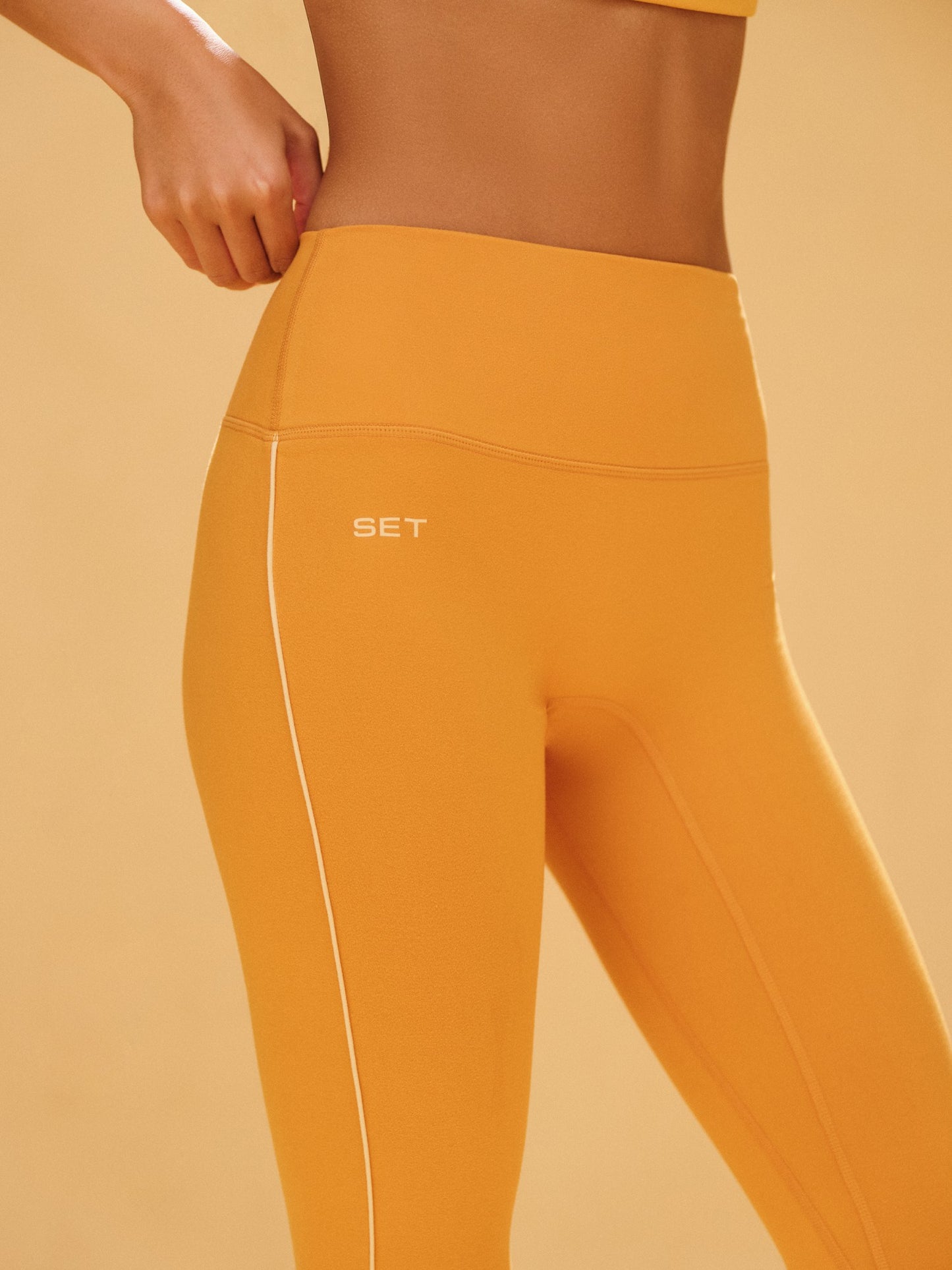 FORMCLOUD® CLOUD PIPE LEGGINGS - ORANGE SODA | SET ACTIVE Popular