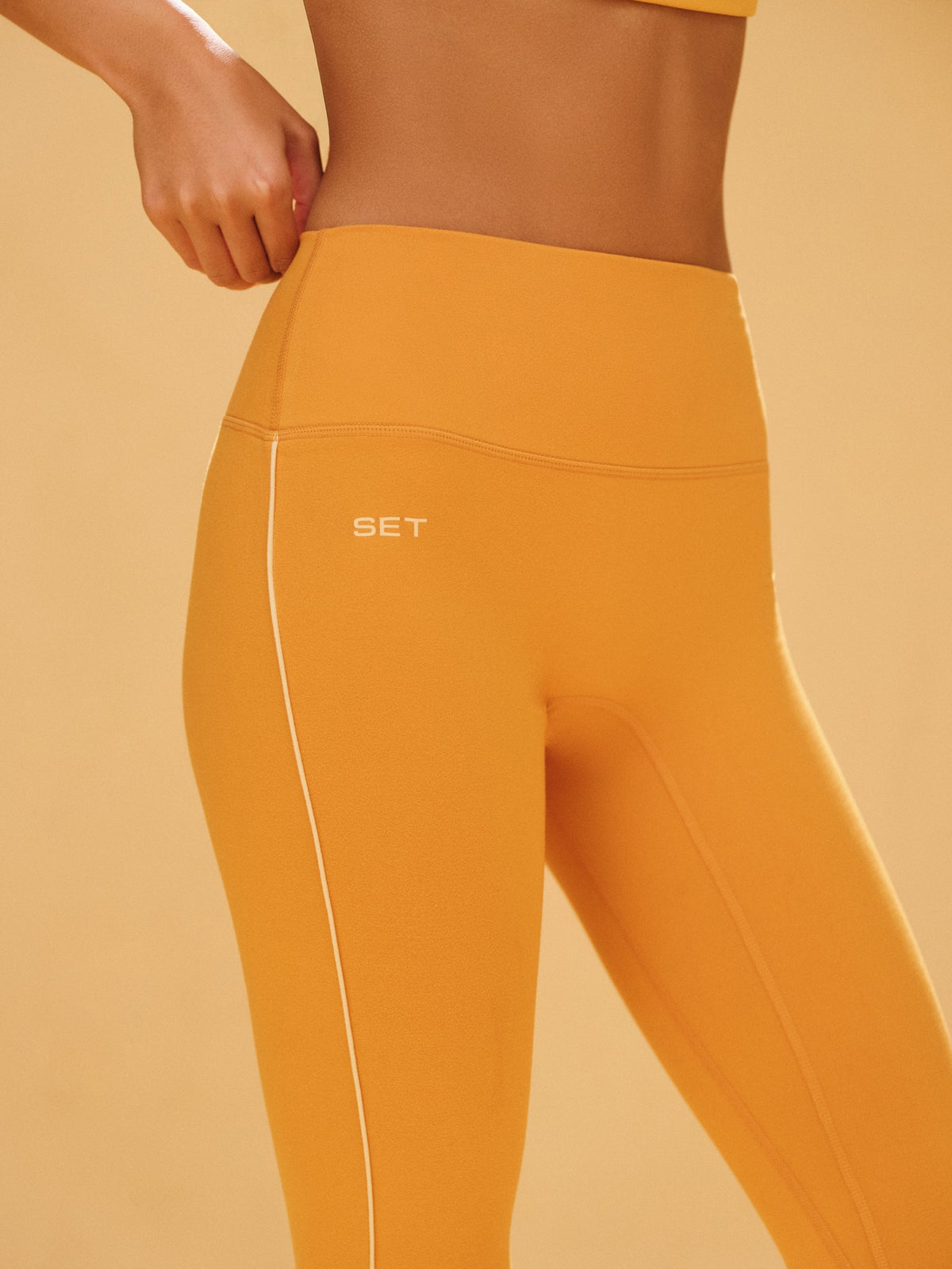 FORMCLOUD® CLOUD PIPE LEGGINGS - ORANGE SODA | SET ACTIVE Popular