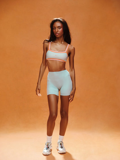 SPORTBODY® SPORTY STRIPE STRAP BRA - TROPICS | SET ACTIVE Signature
