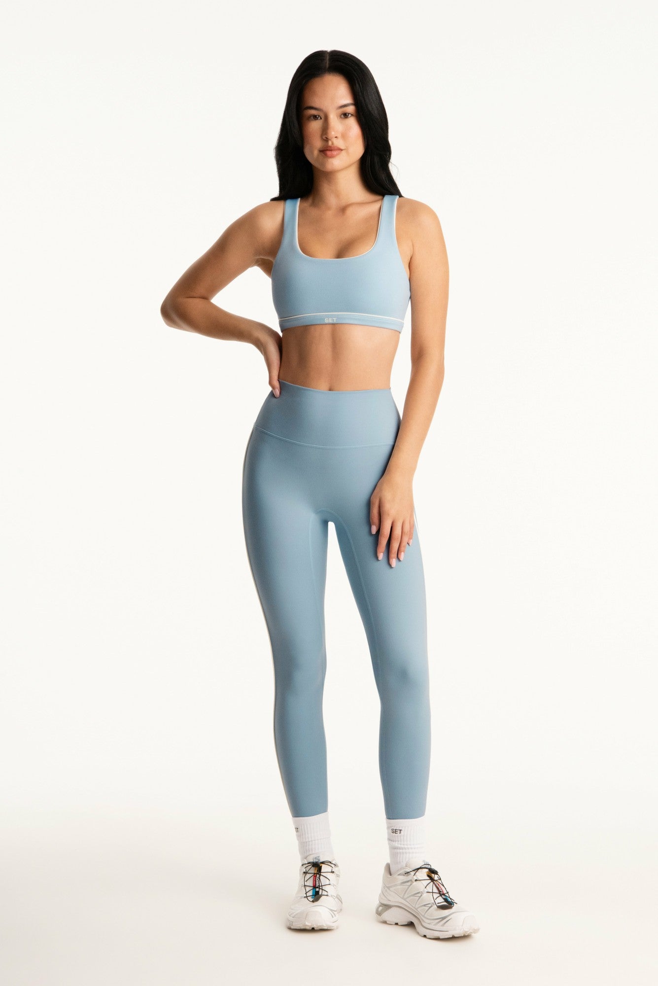 FORMCLOUD® CLOUD PARKE PIPE HIGH-RISE LEGGINGS - OVERCAST 1.0 | SET ACTIVE Exclusive