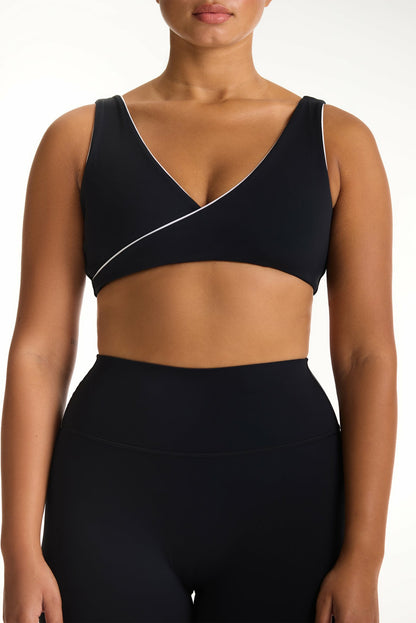 BREATHE 1.0 CONTRAST WRAP BRA - ORCA | SET ACTIVE Classic