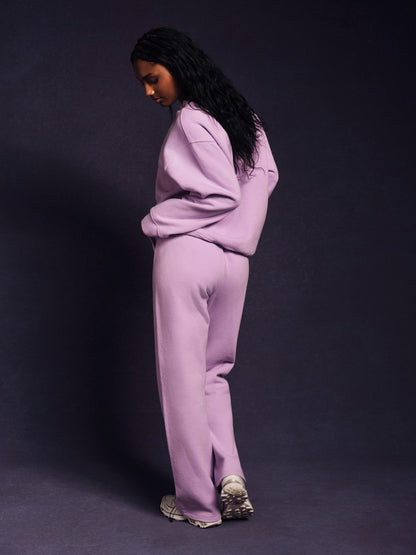 MIDWEIGHT SWEATS STAPLE STRAIGHT LEG SWEATPANTS - BUTTERCREAM | SET ACTIVE Best Seller