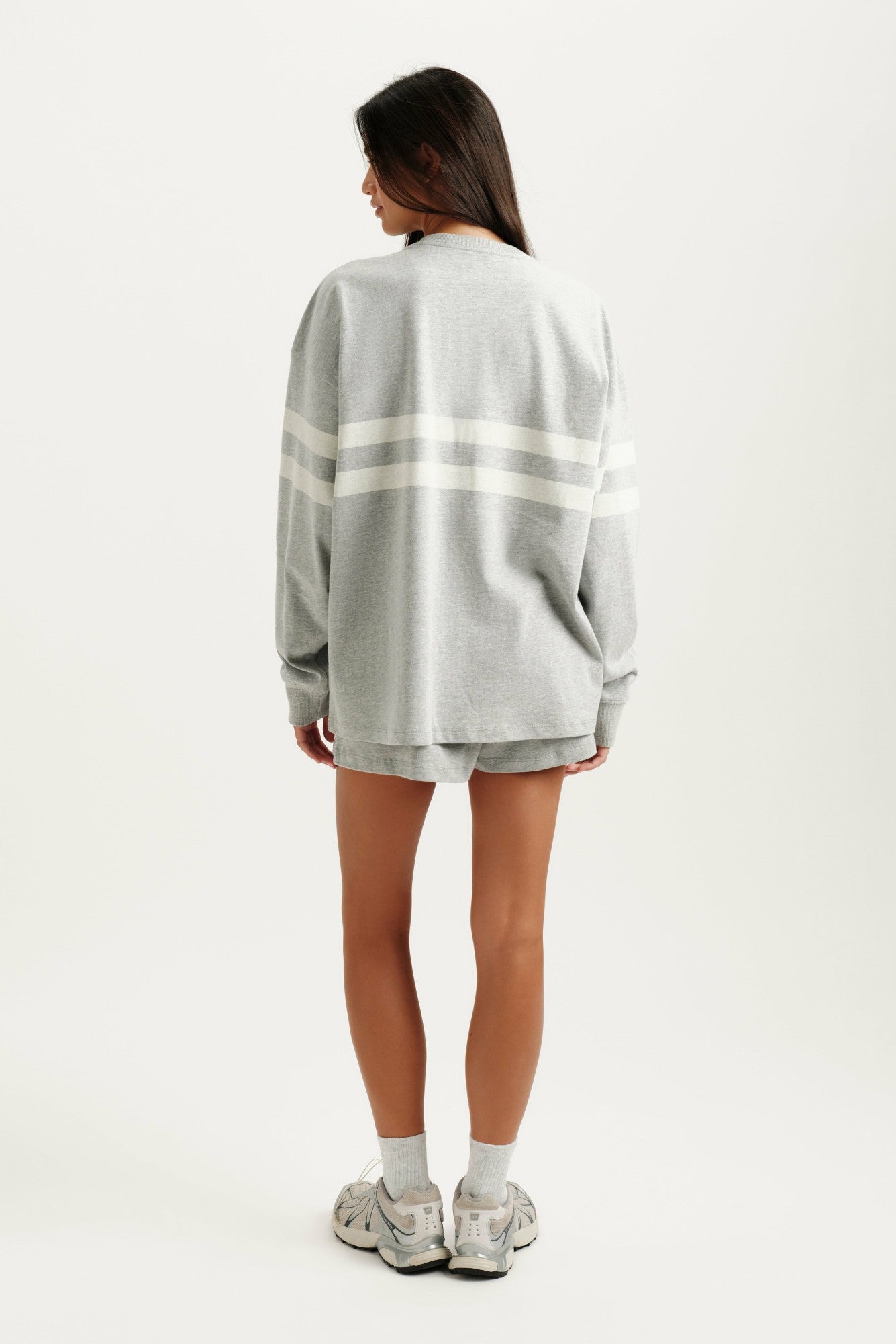 HEAVY COTTON EASY STRIPE LONG SLEEVE - WORN | SET ACTIVE Exclusive