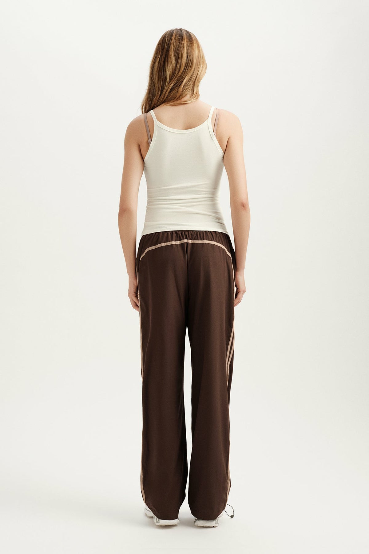 STRETCH COTTON LAYER COLLAR TANK - DUST | SET ACTIVE Popular