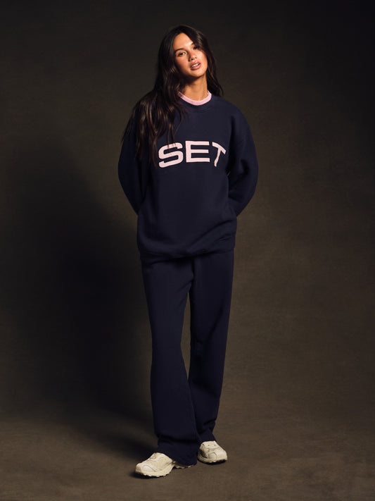 MIDWEIGHT SWEATS STAPLE STRAIGHT LEG SWEATPANTS - CONFETTI | SET ACTIVE Exclusive