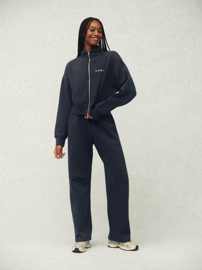 MIDWEIGHT SWEATS STAPLE STRAIGHT LEG SWEATPANTS - INDIGO | SET ACTIVE Featured