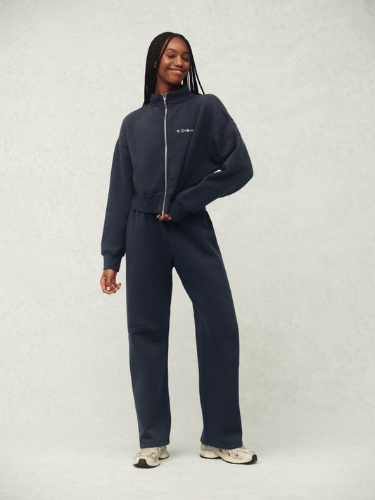 MIDWEIGHT SWEATS STAPLE STRAIGHT LEG SWEATPANTS - INDIGO | SET ACTIVE Featured