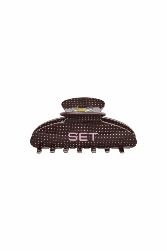 SET POLKA DOT CLAW CLIP - SWIRL | SET ACTIVE Recommended