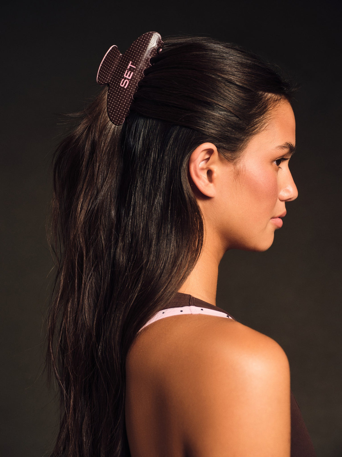 SET POLKA DOT CLAW CLIP - SWIRL | SET ACTIVE Recommended