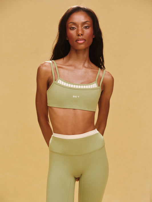 FORMCLOUD® CLOUD STRIPE TRAINING BRA - PIÑA | SET ACTIVE Signature