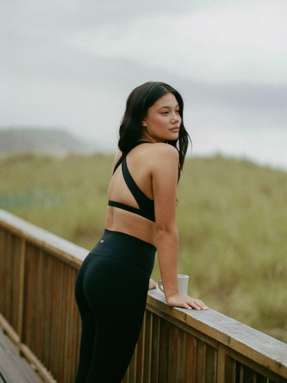 BREATHE 1.0 PARKE STIRRUP LEGGINGS - ONYX | SET ACTIVE Best Seller